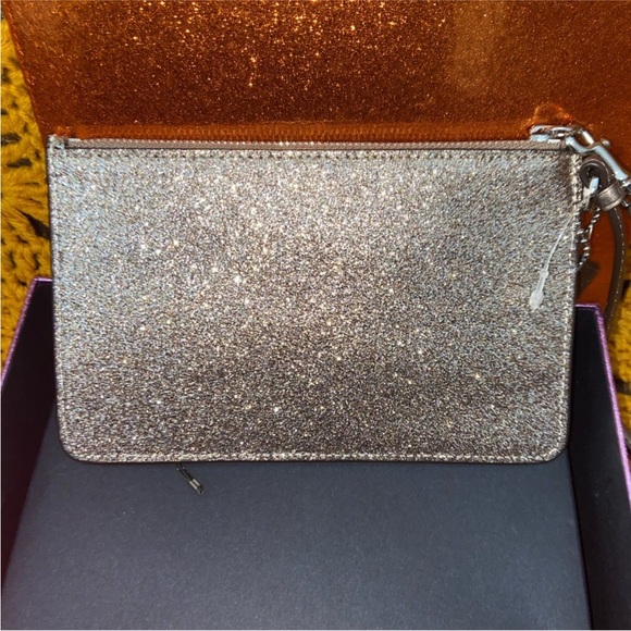 Coach Glitter Wristlet NWOT